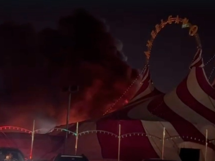 Circo pega fogo em área do Parque da Cidade, em Belém